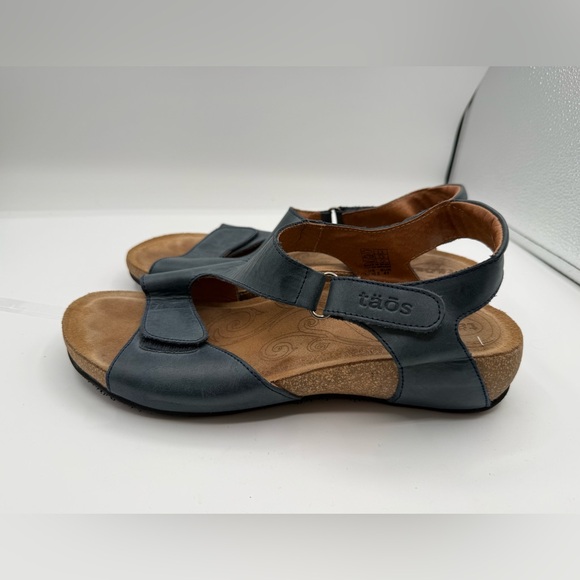 Women's taos navy sandals 10 - Picture 2 of 6